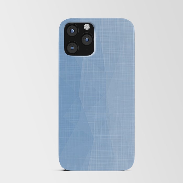 A Touch Of Indigo Soft Geometric Minimalist iPhone Card Case