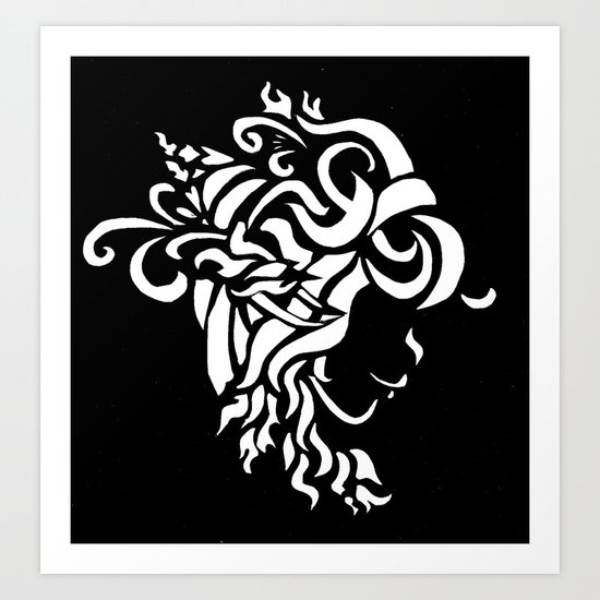 woman Art Print