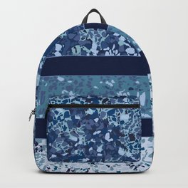Vintage Terrazzo Blues Backpack