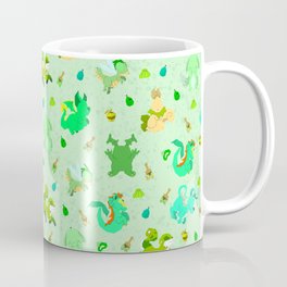 Green Virtual Pets Coffee Mug | Neopets, Grundo, Pattern, Digital, Otter, Geometric, Bug, Kacheek, Gelert, Usul 