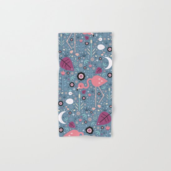 Flamingo & Chick Hand & Bath Towel