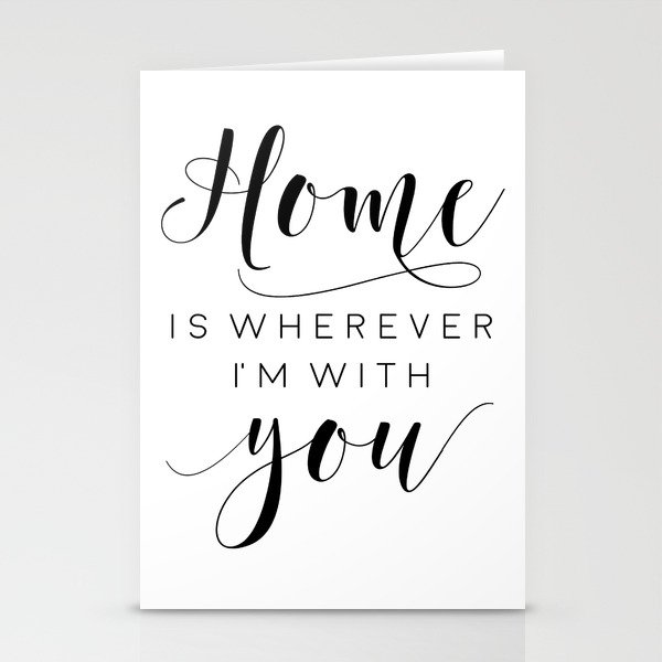 Home Is Wherever I M With You Home Decor Wall Art Home Sign Family