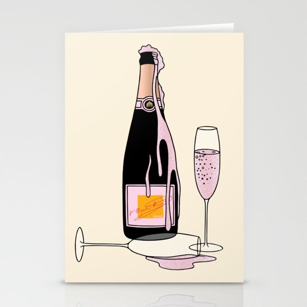 Fancy Champagne Stationery Cards
