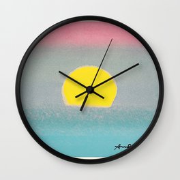 Sunset 1972 Wall Clock
