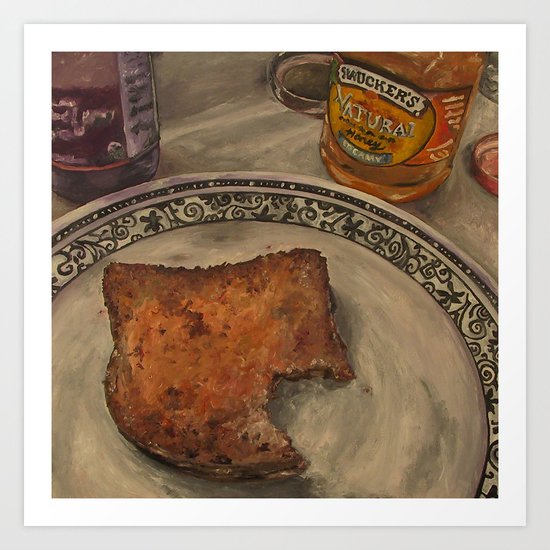 Peanut Butter and Jelly Sammich Art Print