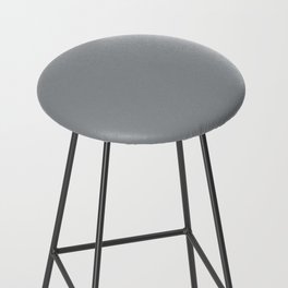 Steely Gray - solid Bar Stool