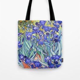 Vincent Van Gogh Irises Tote Bag