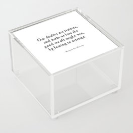 Measure for Measure - Inspirational Shakespeare Quote Acrylic Box