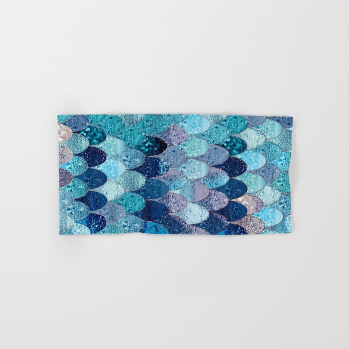 Summer Mermaid Dark Teal Hand Bath Towel By Monikastrigel Society6 Summer Mermaid Dark Teal Hand Bath Towel