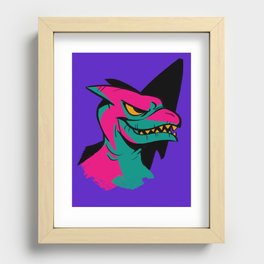 Pterodactyl on Fire Recessed Framed Print
