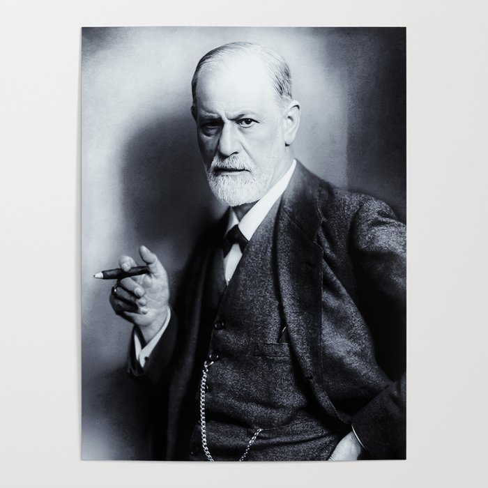 Sigmund Freud Poster by Gallery 27 | Society6