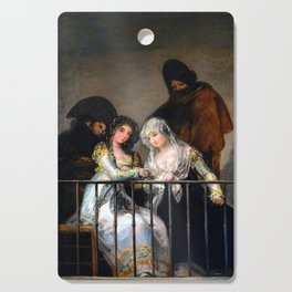 Francisco de Goya Majas on the Balcony Cutting Board