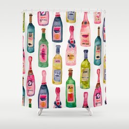 Champagne Collection Shower Curtain