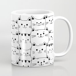 Lots of cats, cats, pattern. Perfect present for mom mother dad father friend him or her Coffee Mug