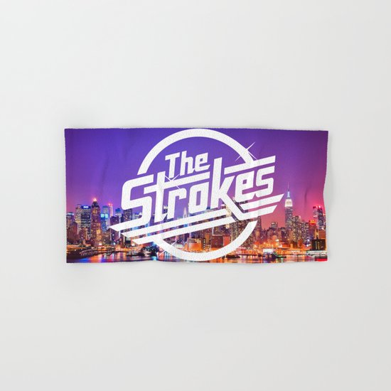 The Strokes Logo New York Night Hand & Bath Towel