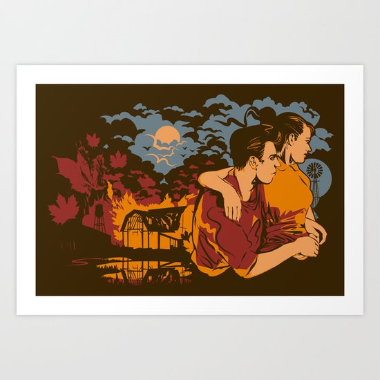 The Last Day Of Summer Art Print
