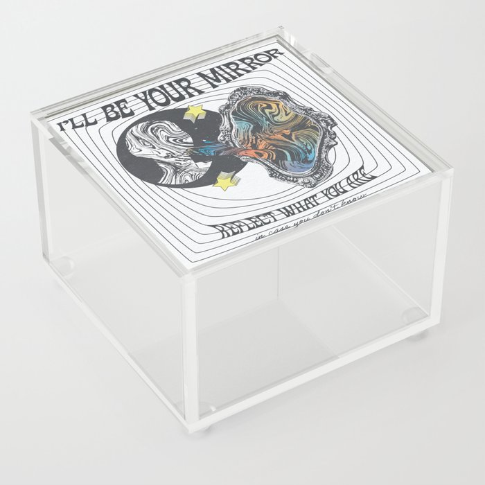 "I'll Be Your Mirror" V.U. Tribute Acrylic Box