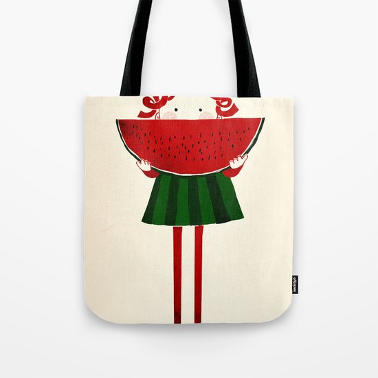 Melone girl Tote Bag