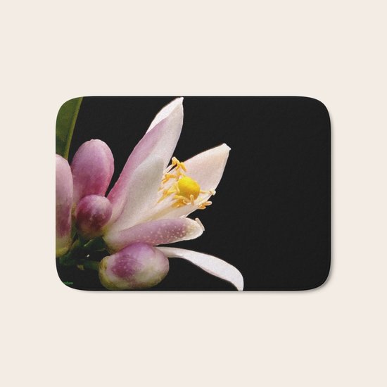 Lemon Buds Bath Mat