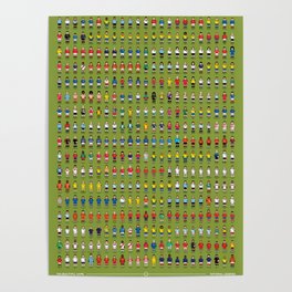 The Beautiful Game - Football Legends Poster