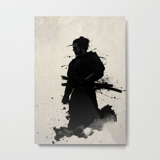 Samurai Metal Print