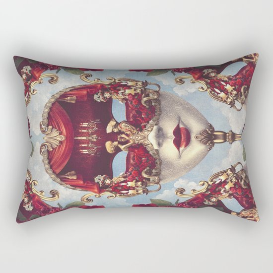 Floral Decadence Rectangular Pillow