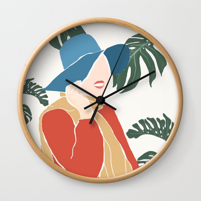 by the summer Wall Clock