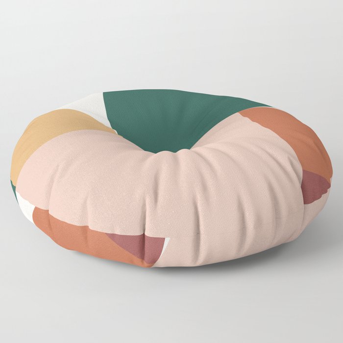 Abstract Geometric 11 Floor Pillow