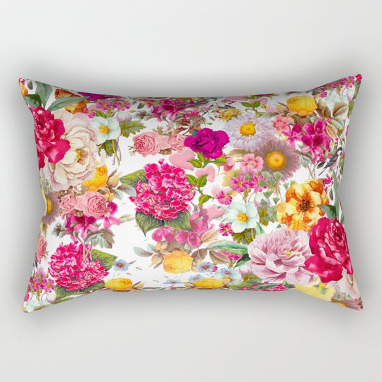 Botanic Pattern Rectangular Pillow