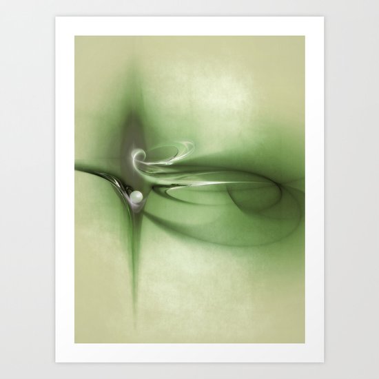 Green Pearl Art Print