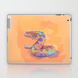 King of the Sands - Rattlesnake illustration Laptop Skin
