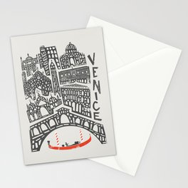 Venice Cityscape Stationery Card