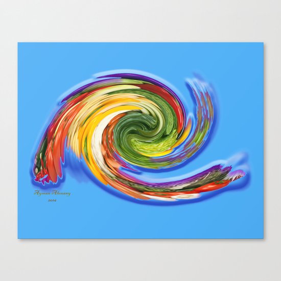 The whirl of life, W1.9C Canvas Print