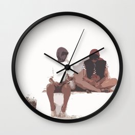 Greece - Time to rest Wall Clock