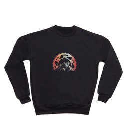 bike and mountain Crewneck Sweatshirt