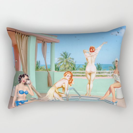 MIAMI BEACH Rectangular Pillow