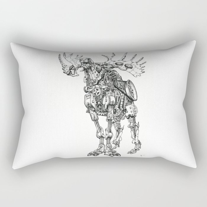 Motor Moose Rectangular Pillow