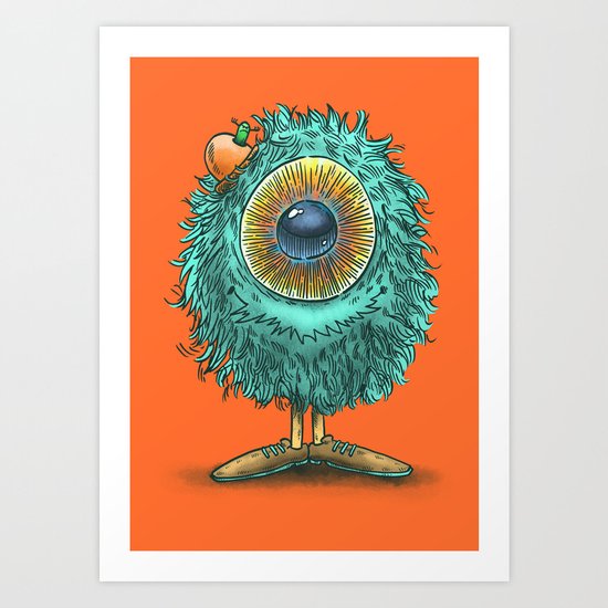 Mr Eye Art Print