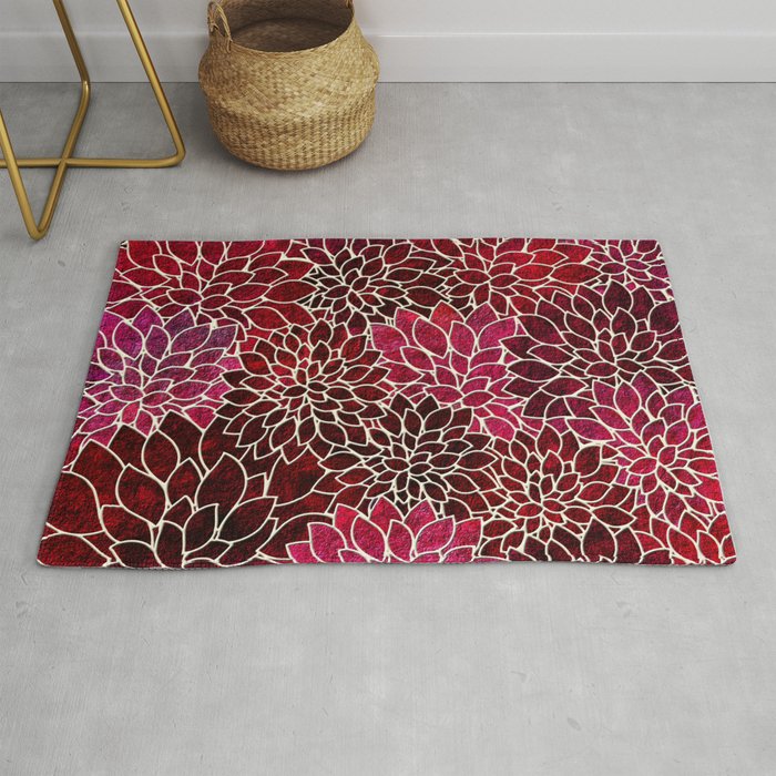 Floral Abstract 2 Rug