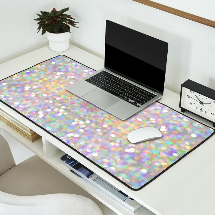 opal abstract shimmering rainbow glitter