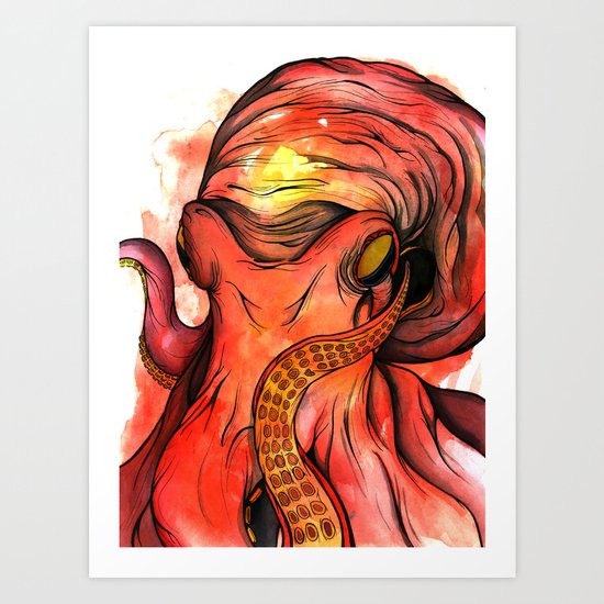 Octopus Art Print