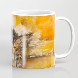Sleepy Kitten Coffee Mug