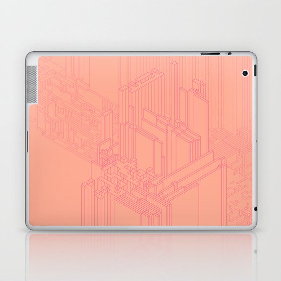 Peach Pie Tech City Laptop & iPad Skin
