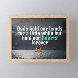 Our Hearts (Father's Day) Framed Mini Art Print