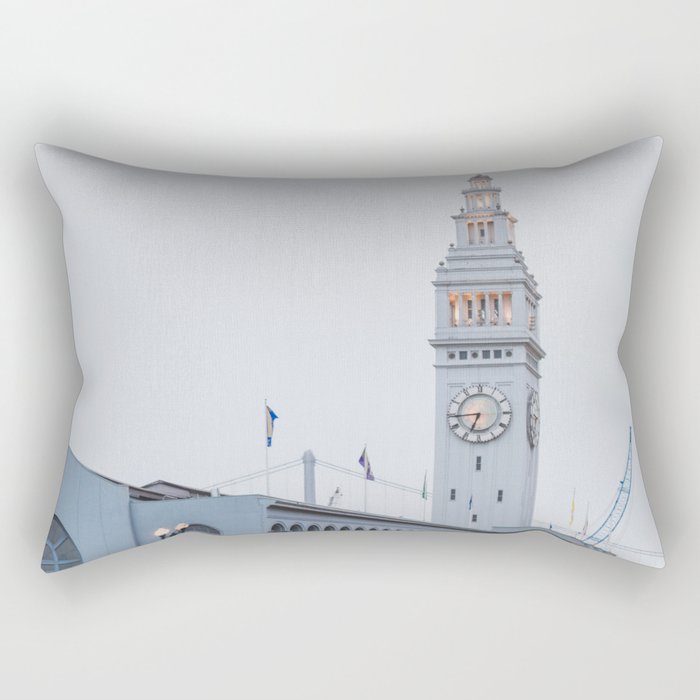 At the Ferry Building in San Francisco Rectangular Pillow