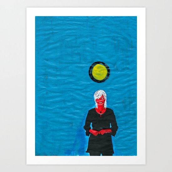 Grip kontanter med begge hender (I) Art Print