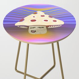 World's Cutest Mushroom Retro Fun Side Table