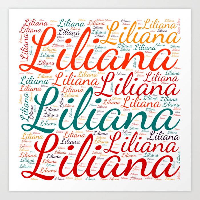Liliana Art Print