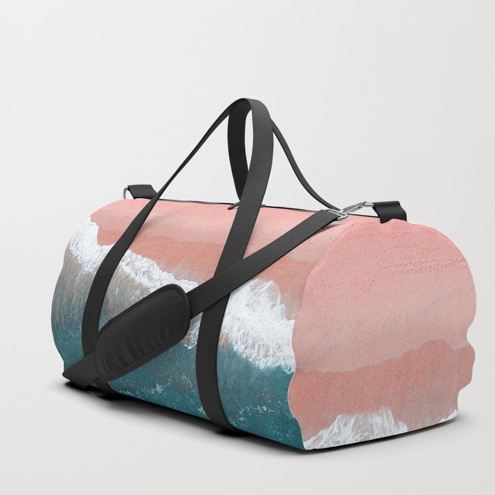 Turquoise Sea Pastel Beach II Duffle Bag