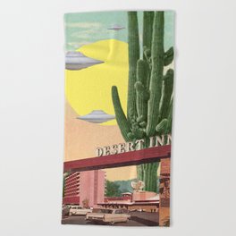 Desert Inn (UFO) Beach Towel